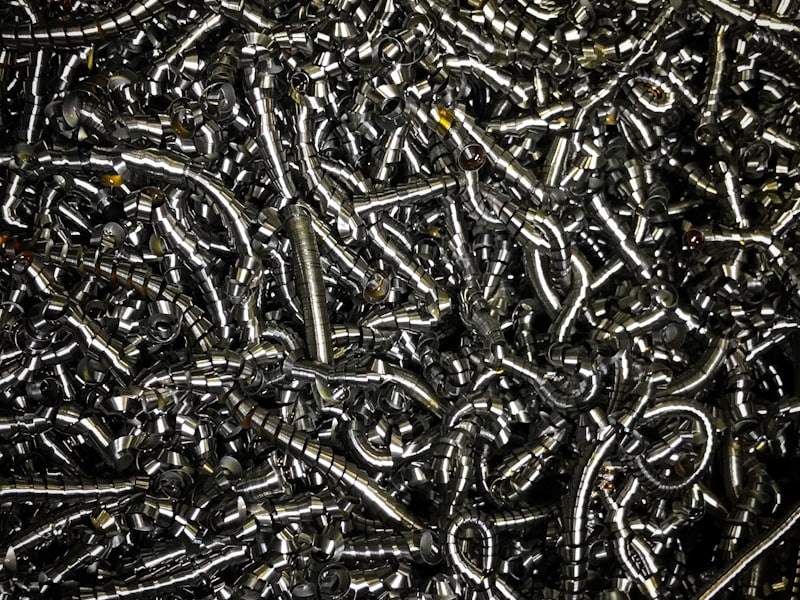 Scrap metal ready for recycling